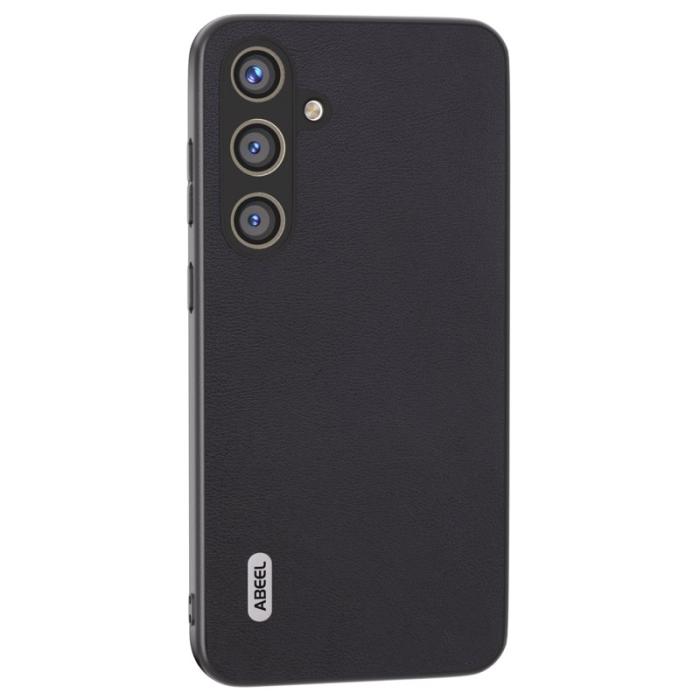 ABEEL - ABEEL Samsung Galaxy S24+ Fodral PU Läder TPU Skydd - Svart