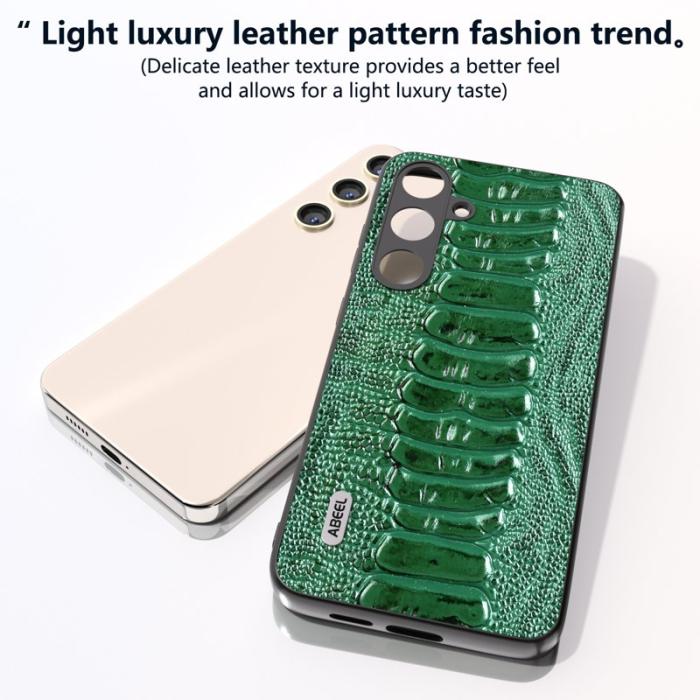 ABEEL - ABEEL Samsung Galaxy S24+ Fodral Skyddande Bakcover Grön