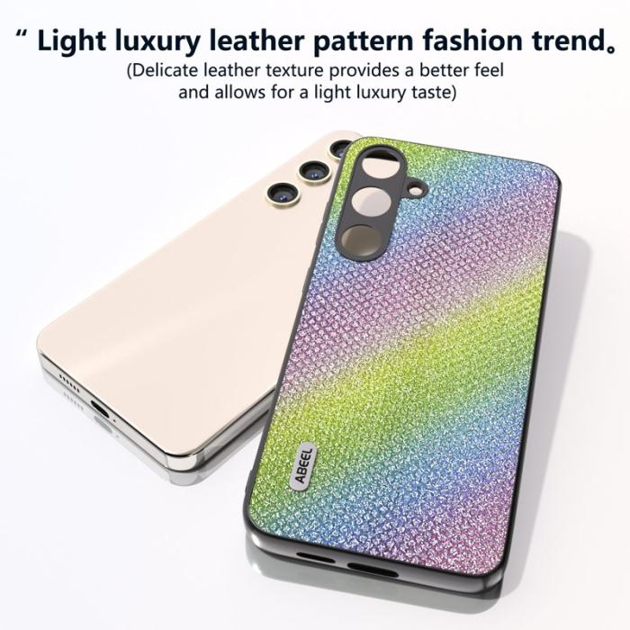 ABEEL - ABEEL Samsung Galaxy S24+ Fodral Skyddande Läder Multi-färg