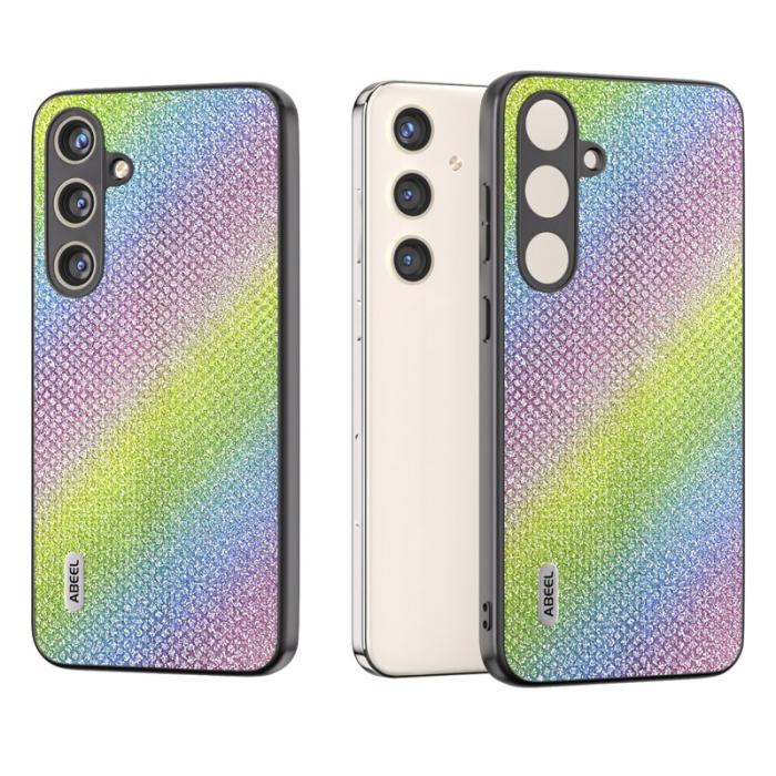 ABEEL - ABEEL Samsung Galaxy S24+ Fodral Skyddande Läder Multi-färg