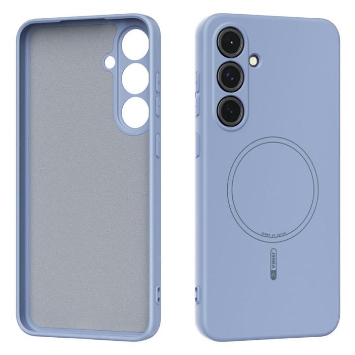 ABEEL - ABEEL Samsung Galaxy S24+ Skal MagSafe Kompatibel Sky Blue