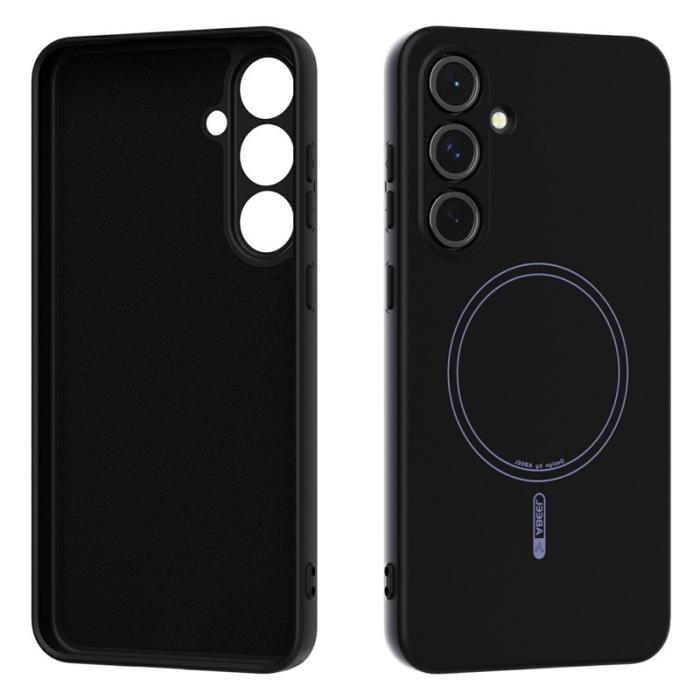 ABEEL - ABEEL Samsung Galaxy S24 Skal MagSafe Liquid Silicone Svart