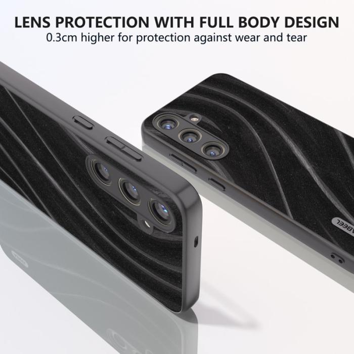 ABEEL - ABEEL Samsung Galaxy S24 Skal Milky Way PU Läder - Svart