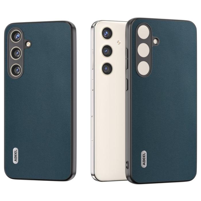 ABEEL - ABEEL Samsung Galaxy S24 Skal Nappa Läder Grön