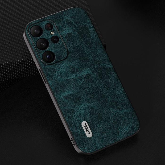 ABEEL - ABEEL Samsung Galaxy S24 Ultra Skal Läder Fantasy Lychee Blå