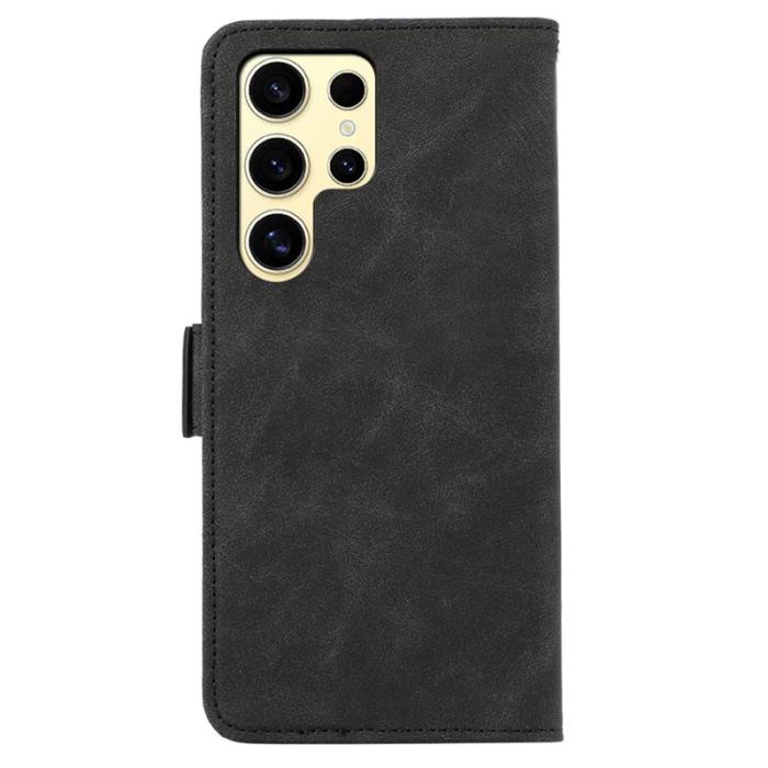 ABEEL - ABEEL Samsung Galaxy S24 Ultra Skal Läder RFID Blockering Svart