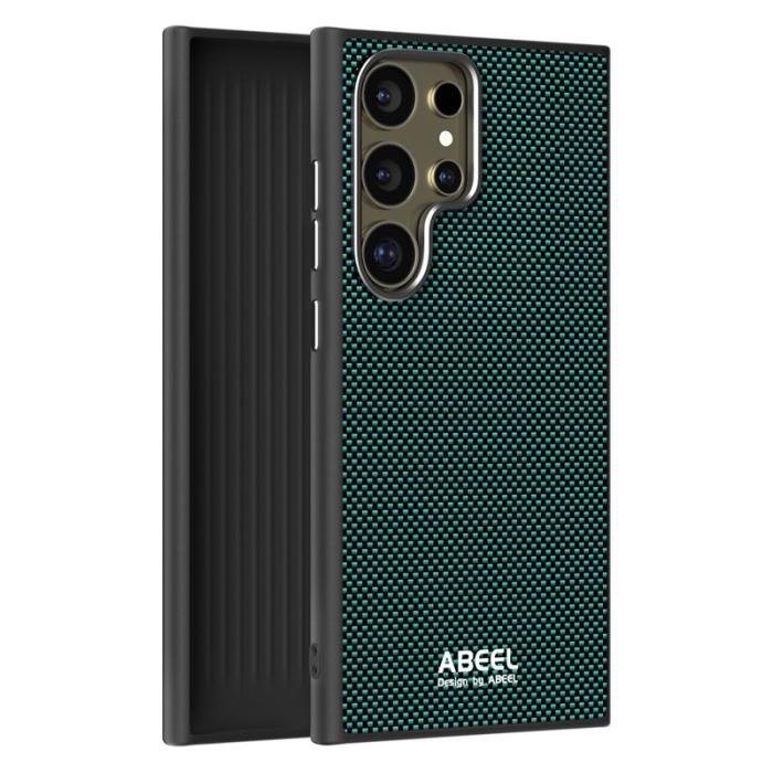 ABEEL - ABEEL Samsung Galaxy S24 Ultra Skal MagSafe Grön