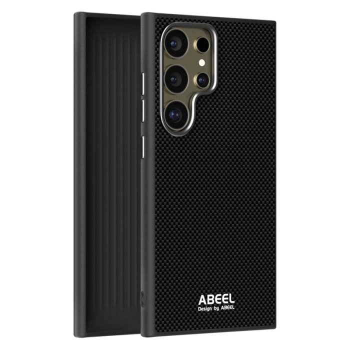 ABEEL - ABEEL Samsung Galaxy S24 Ultra Skal MagSafe Kompatibel Svart