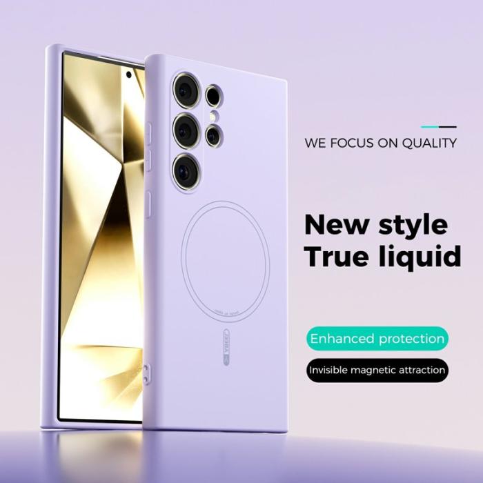 ABEEL - ABEEL Samsung Galaxy S24 Ultra Skal MagSafe Lila