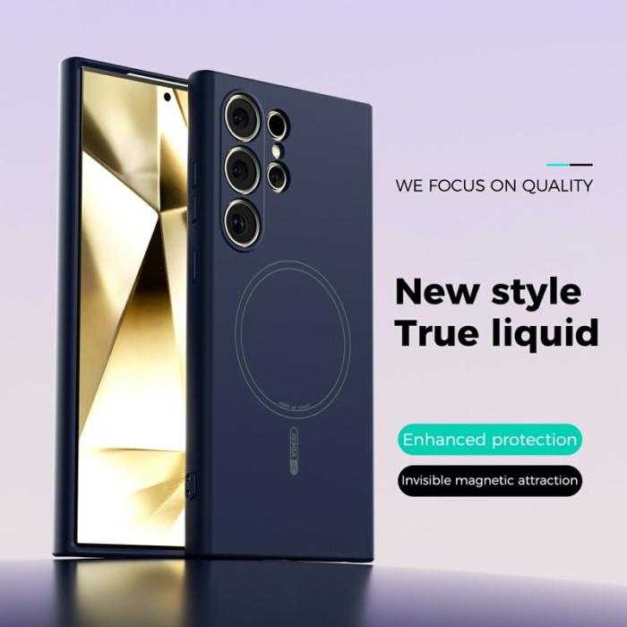 ABEEL - ABEEL Samsung Galaxy S24 Ultra Skal MagSafe Mörkblå