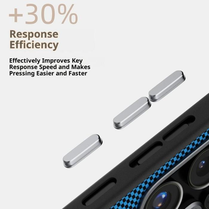 ABEEL - ABEEL Samsung Galaxy S24 Ultra Skal MagSafe PC TPU Läder Svart