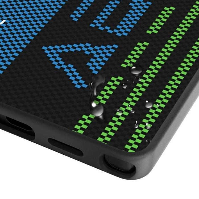 ABEEL - ABEEL Samsung Galaxy S24 Ultra Skal MagSafe PC TPU Läder Svart