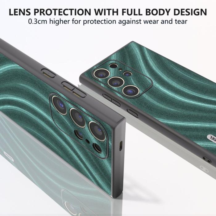 ABEEL - ABEEL Samsung Galaxy S24 Ultra Skal Milky Way Grön