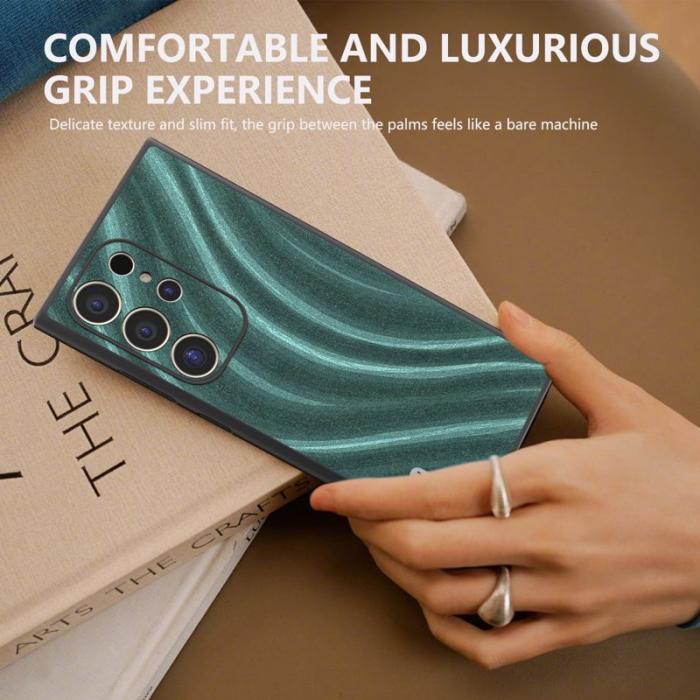 ABEEL - ABEEL Samsung Galaxy S24 Ultra Skal Milky Way Grön