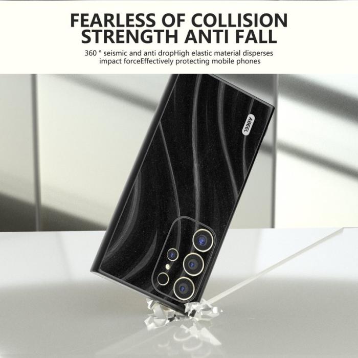 ABEEL - ABEEL Samsung Galaxy S24 Ultra Skal Milky Way Svart