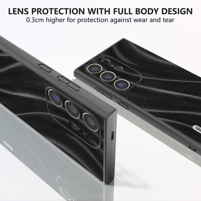 ABEEL - ABEEL Samsung Galaxy S24 Ultra Skal Milky Way Svart