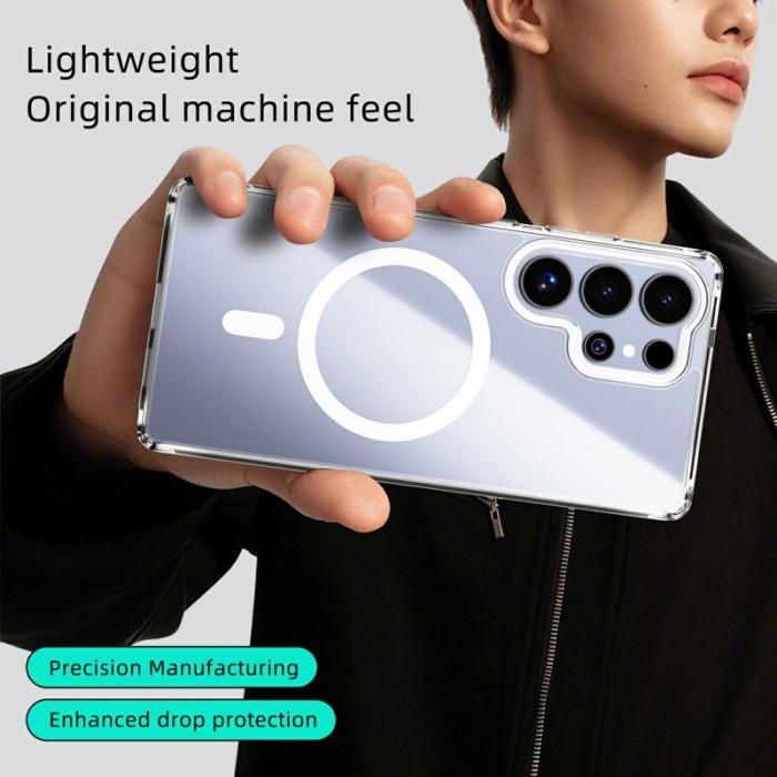 ABEEL - ABEEL Samsung Galaxy S25 Edge Skal MagSafe Anti Scratch Lila