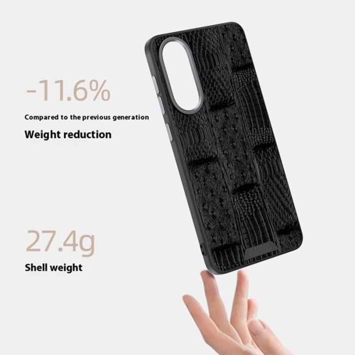 ABEEL - ABEEL Samsung Galaxy S25 Edge Skal MagSafe Beast Textur Svart