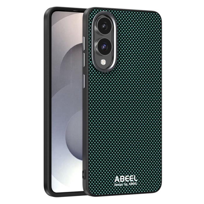 ABEEL - ABEEL Samsung Galaxy S25 Edge Skal MagSafe Kompatibel Grön