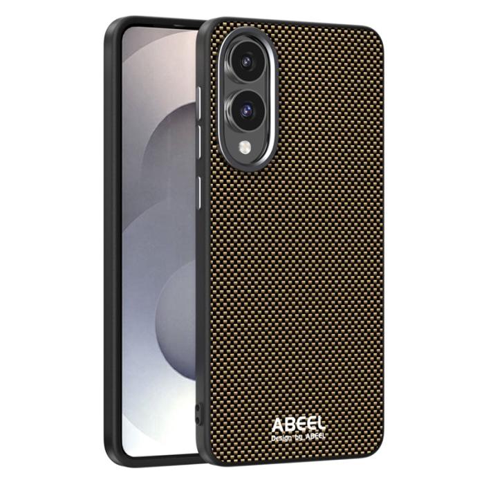 ABEEL - ABEEL Samsung Galaxy S25 Edge Skal MagSafe Kompatibel Guld