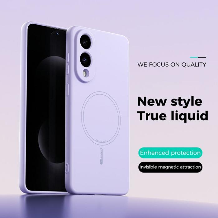 ABEEL - ABEEL Samsung Galaxy S25 Edge Skal MagSafe Lila