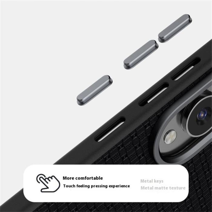 ABEEL - ABEEL Samsung Galaxy S25 Edge Skal MagSafe Texturerad Svart