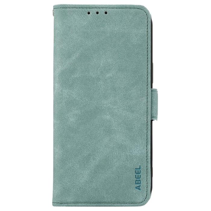 ABEEL - ABEEL Samsung Galaxy S25 Edge Skal PU Läder Folio Baby Blue