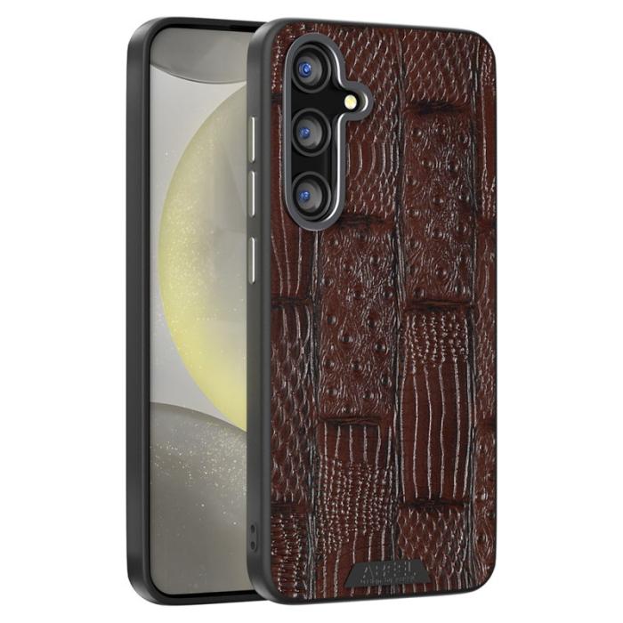 ABEEL - ABEEL Samsung Galaxy S25 FE Skal MagSafe Beast Textur Kaffe