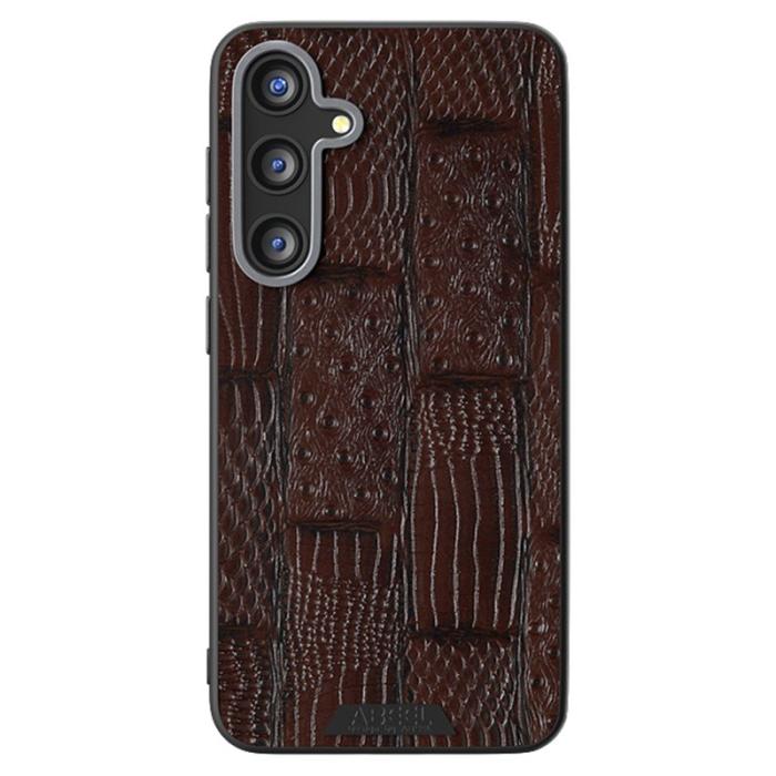 ABEEL - ABEEL Samsung Galaxy S25 FE Skal MagSafe Beast Textur Kaffe