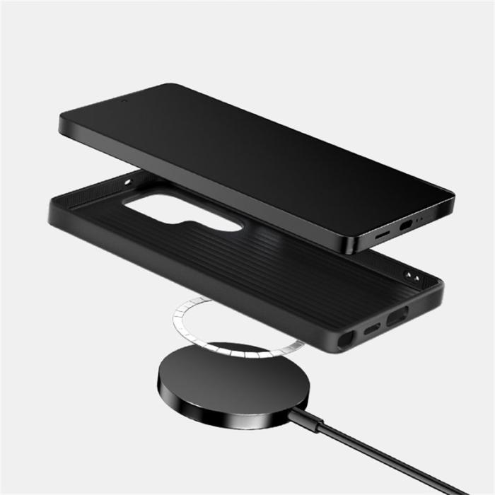 ABEEL - ABEEL Samsung Galaxy S25 FE Skal MagSafe Kompatibel Blå