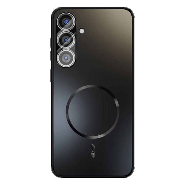 ABEEL - ABEEL Samsung Galaxy S25 Magnetiskt Skal TPU PC Svart