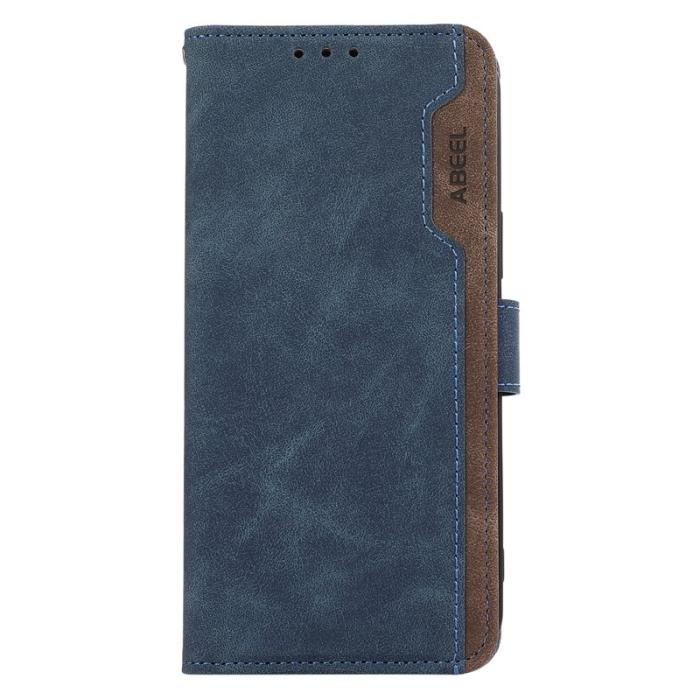 ABEEL - ABEEL Samsung Galaxy S25/S24 PU Läderfodral RFID Blå
