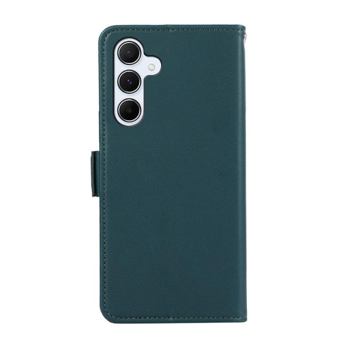 ABEEL - ABEEL Samsung Galaxy S25/S24 Skal RFID Blocker Läder Grön