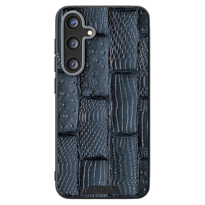 ABEEL - ABEEL Samsung Galaxy S25 Skal MagSafe Beast Textur Blå