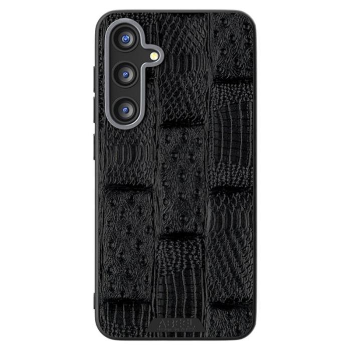ABEEL - ABEEL Samsung Galaxy S25 Skal MagSafe Beast Textur Svart