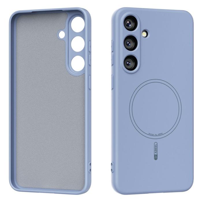 ABEEL - ABEEL Samsung Galaxy S25+ Skal MagSafe Kompatibel Sky Blue