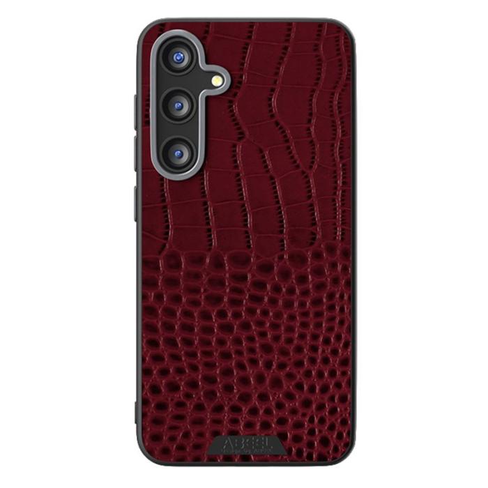 ABEEL - ABEEL Samsung Galaxy S25+ Skal MagSafe Krokodil Röd