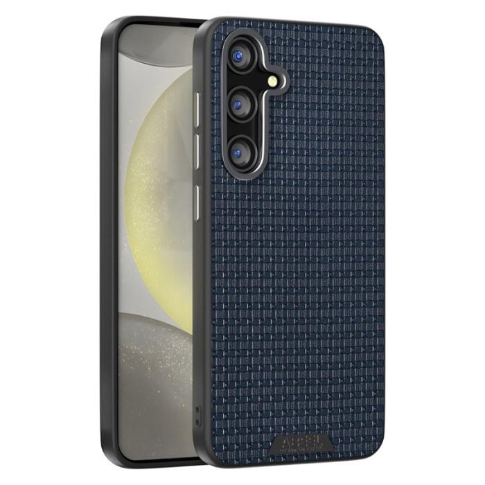 ABEEL - ABEEL Samsung Galaxy S25 Skal MagSafe Texturerad Blå