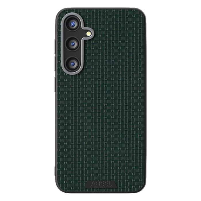 ABEEL - ABEEL Samsung Galaxy S25 Skal MagSafe Texturerad Grön