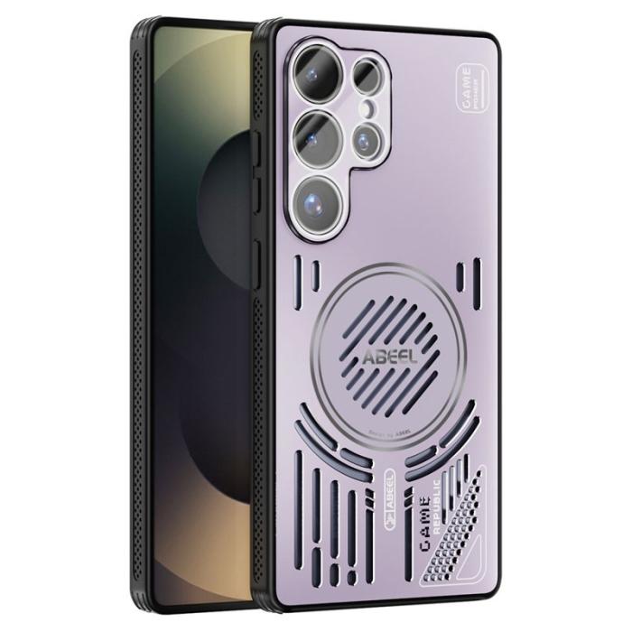 ABEEL - ABEEL Samsung Galaxy S25 Ultra Skal Aluminium TPU - Rosa Lila