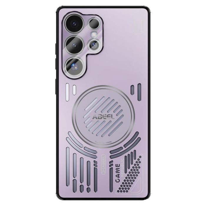 ABEEL - ABEEL Samsung Galaxy S25 Ultra Skal Aluminium TPU - Rosa Lila