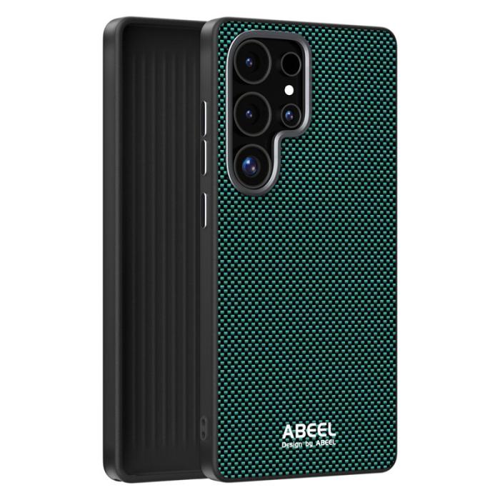ABEEL - ABEEL Samsung Galaxy S25 Ultra Skal MagSafe Grön