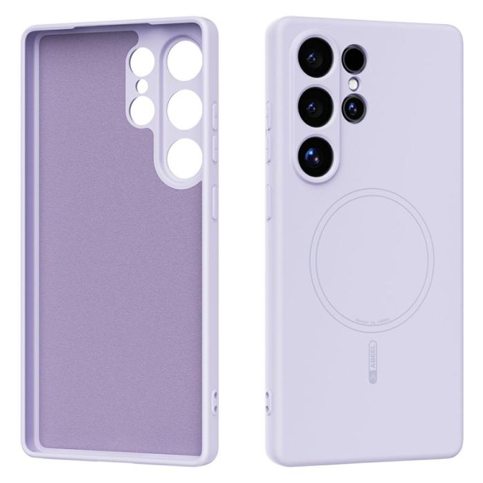 ABEEL - ABEEL Samsung Galaxy S25 Ultra Skal MagSafe Lila