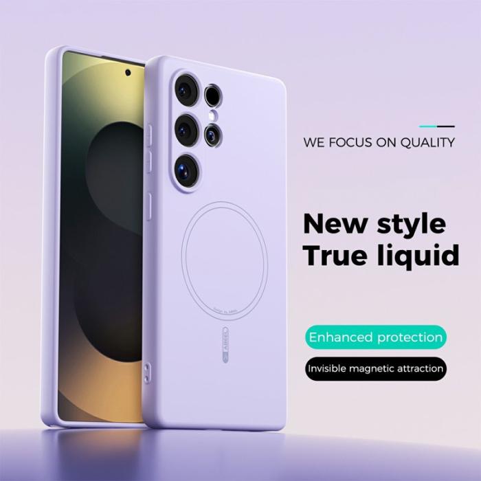 ABEEL - ABEEL Samsung Galaxy S25 Ultra Skal MagSafe Lila