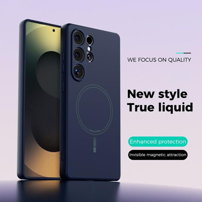 ABEEL - ABEEL Samsung Galaxy S25 Ultra Skal MagSafe Mörkblå