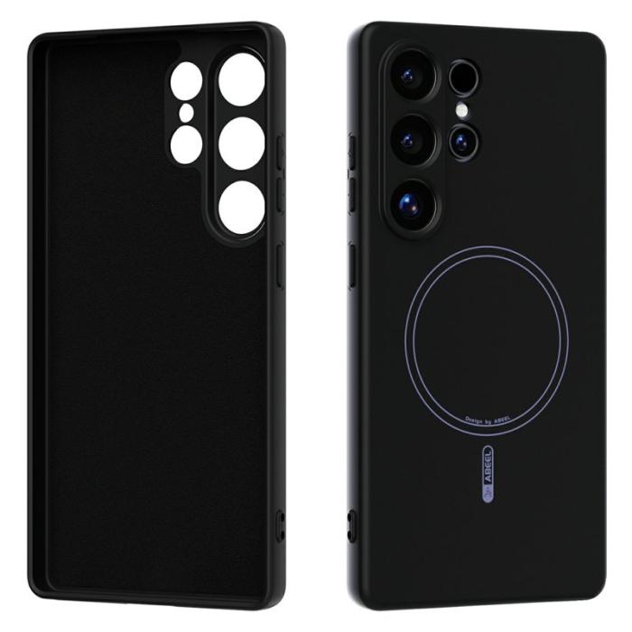 ABEEL - ABEEL Samsung Galaxy S25 Ultra Skal MagSafe Svart