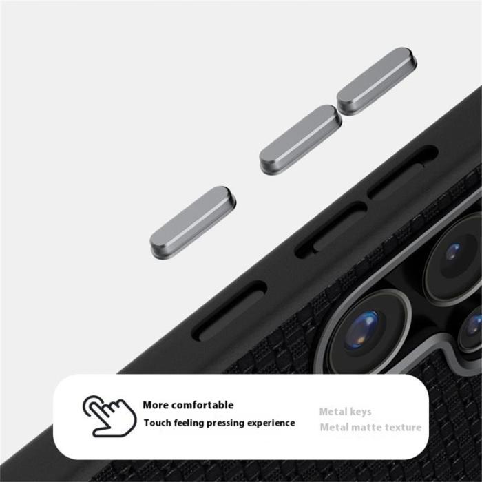 ABEEL - ABEEL Samsung Galaxy S25 Ultra Skal MagSafe Texturerad Grön