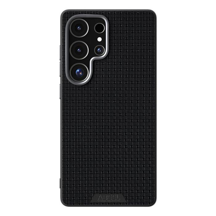 ABEEL - ABEEL Samsung Galaxy S25 Ultra Skal MagSafe Texturerad Svart