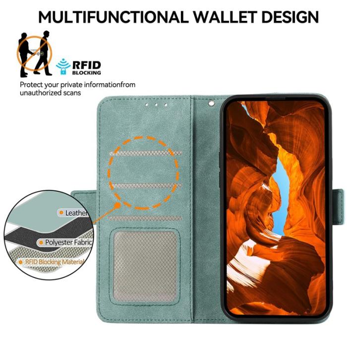 ABEEL - ABEEL Samsung Galaxy S26 Ultra Skal PU Läder Folio Baby Blue