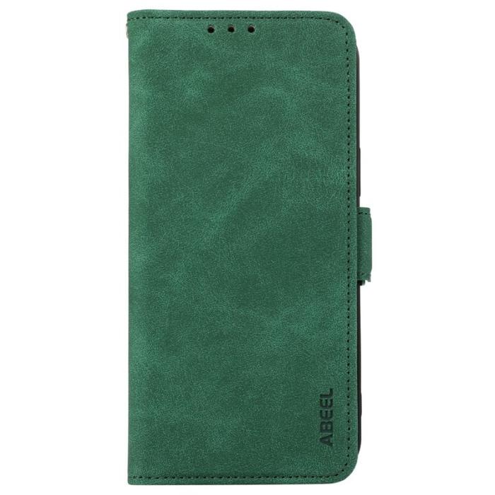ABEEL - ABEEL Samsung Galaxy XCover7 Pro Skal PU Läder Folio Grön